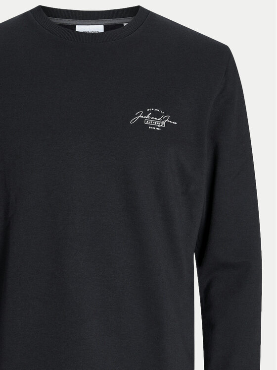 Jack&Jones Jack&Jones Μπλούζα Ferris 12256837 Μαύρο Standard Fit