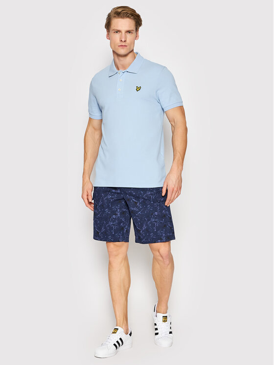 Lyle & Scott Lyle & Scott Поло Plain SP400VOG Блакитний Regular Fit