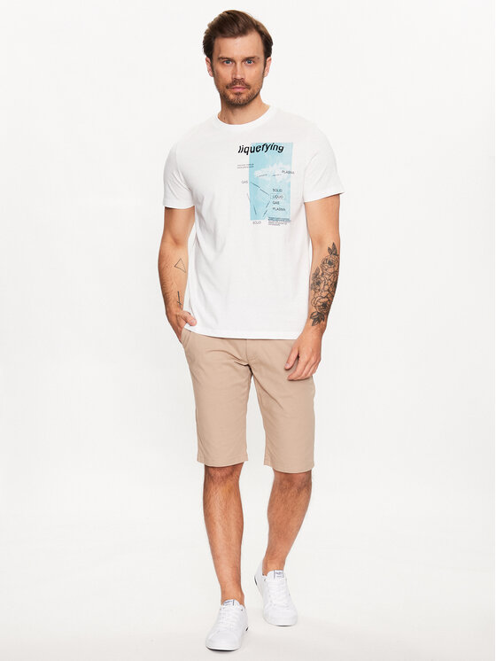 s.Oliver s.Oliver T-shirt 2129860 Bianco Regular Fit
