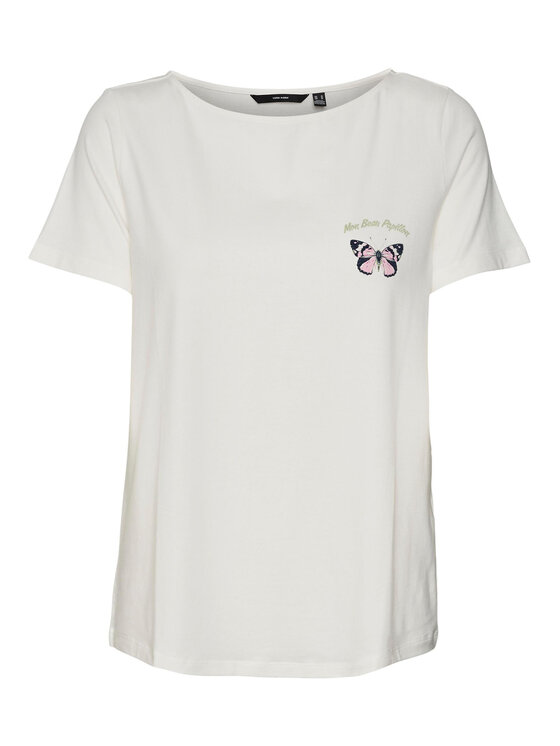 Vero Moda TShirt 10282877 Weiß Regular Fit • Modivo.de