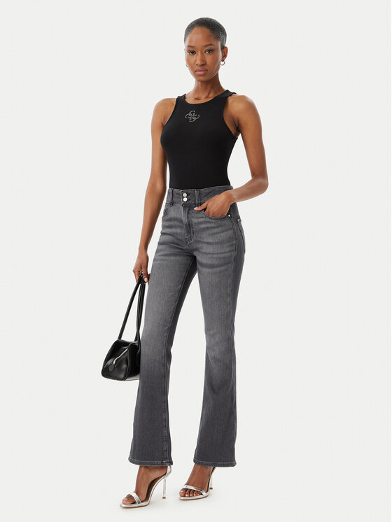 Guess Guess Дънки W6RA3I D6921 Сив Wide Leg