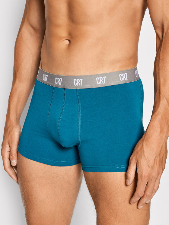 Cristiano Ronaldo CR7 Cristiano Ronaldo CR7 Komplet bokserek Basic Trunk 3-Pack 8100-49-2717 Niebieski