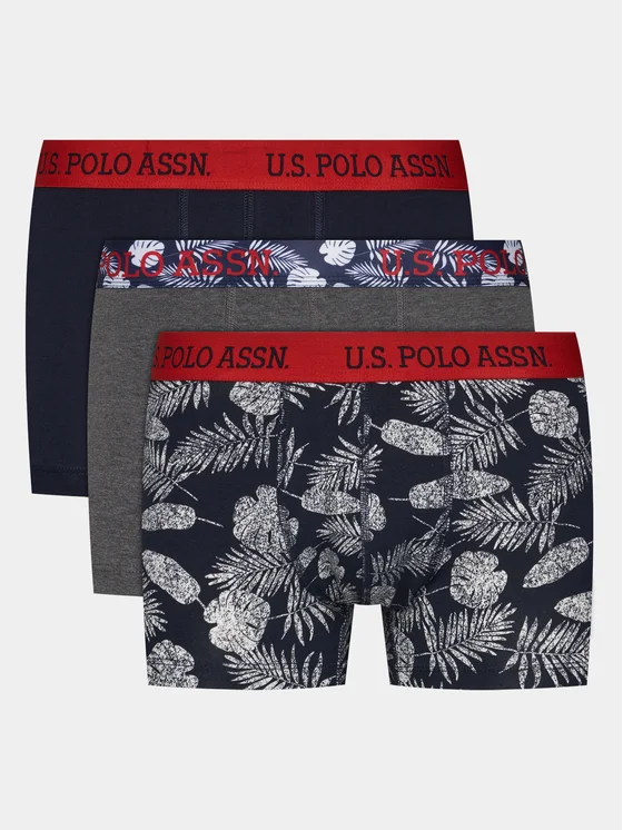 U.S. Polo Assn. 3er-Set Boxershorts 80433 Bunt