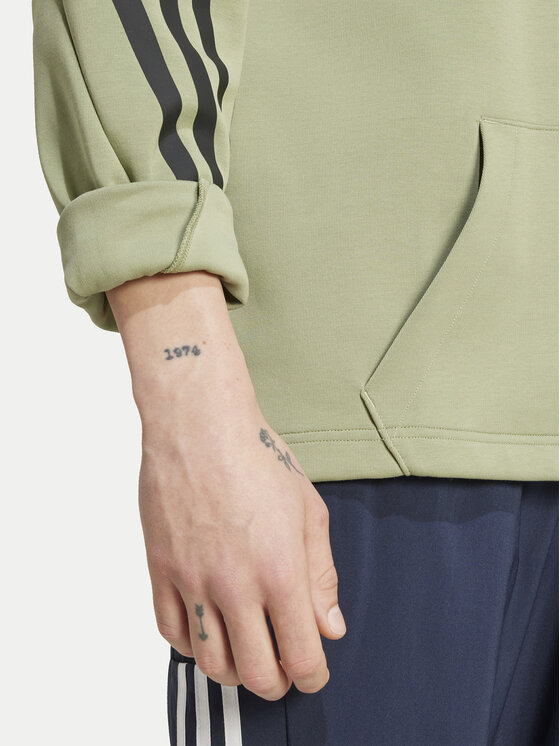 adidas adidas Sweatshirt Future Icons 3-Stripes IW8544 Grün Regular Fit