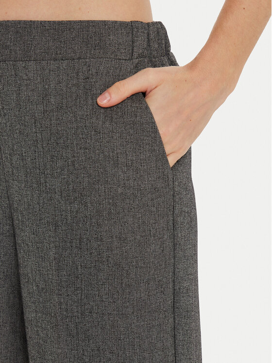 Imperial Imperial Hlače iz tkanine P4L0IEI Siva Wide Leg