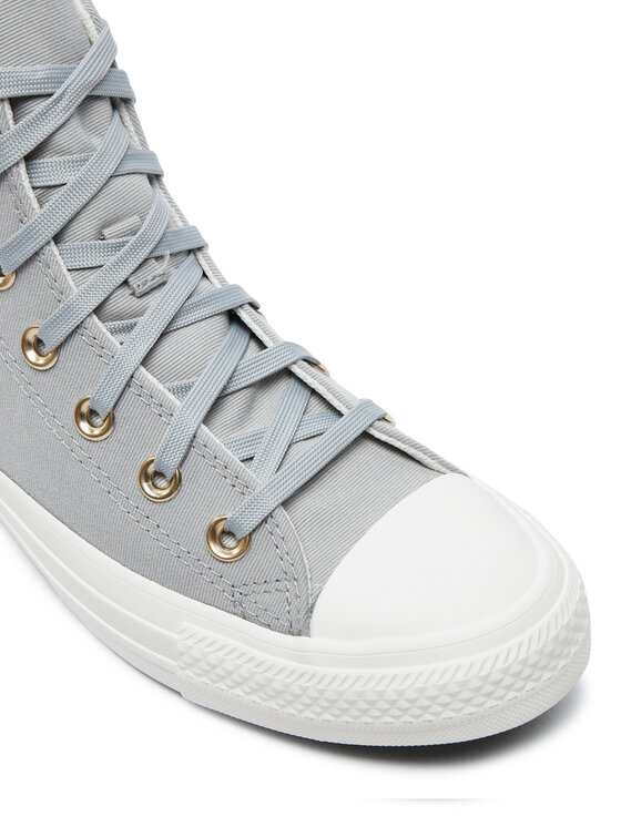 White high top converse with black line outlet