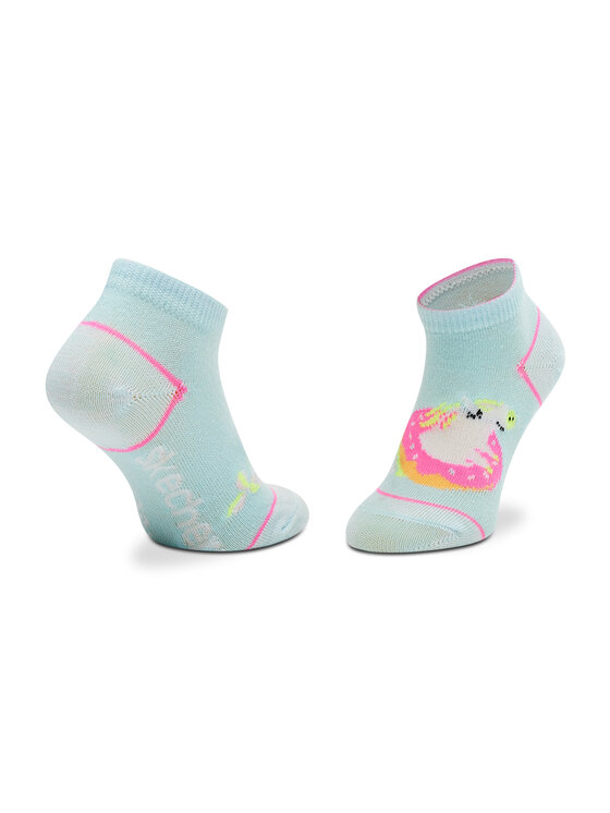 Skechers Skechers Set di 6 paia di calzini lunghi da bambini SK43081 Multicolore