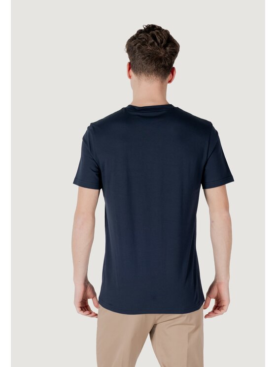 BOSS BOSS T-shirt THINKING 1 Blu Shirt Fit