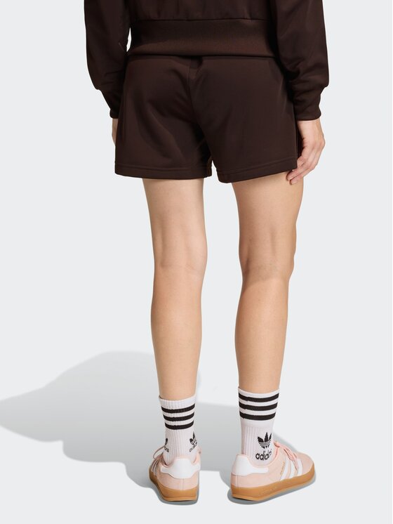 adidas adidas Szorty materiałowe Firebird Classic Brązowy Loose Fit