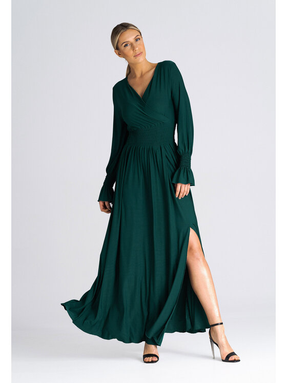 FIGL FIGLFIGL Vestito SUKIENKA M940 Verde Regular Fit