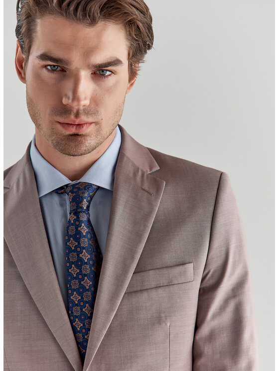 Pako Lorente Pako Lorente Marynarka P22SP-3G-003 Różowy Slim Fit