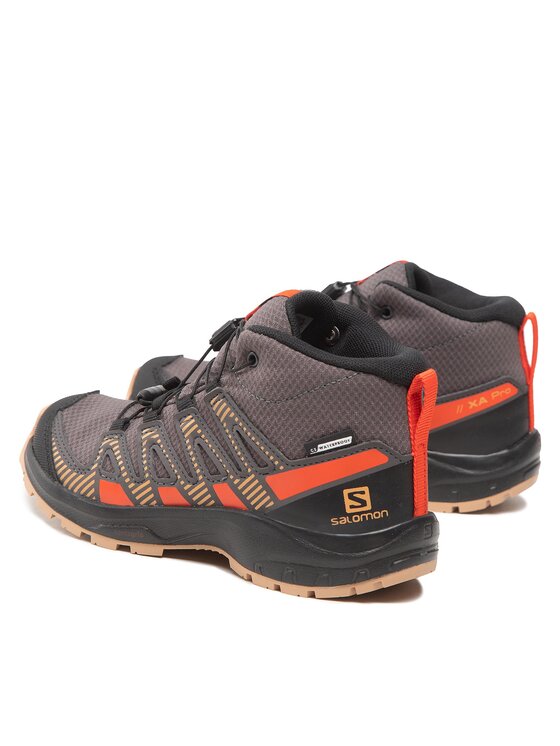 Salomon Salomon Παπούτσια πεζοπορίας Xa Pro V8 Mid Cswp J 417285 09 W0 Γκρι