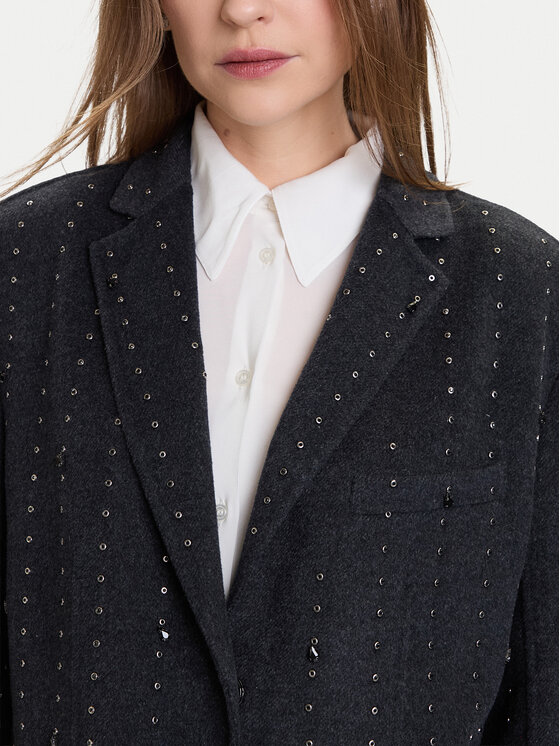 ViCOLO ViCOLO Sako TF0032 Sivá Regular Fit