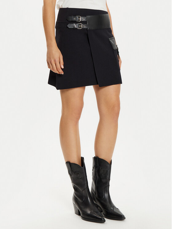 Liu Jo Liu Jo Cпідниця-міні WF4227 MA05P Чорний Regular Fit