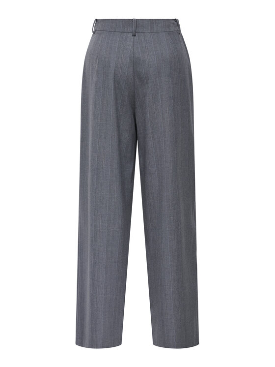 ONLY ONLY Bavlnené nohavice Jackie 15364312 Sivá Wide Leg
