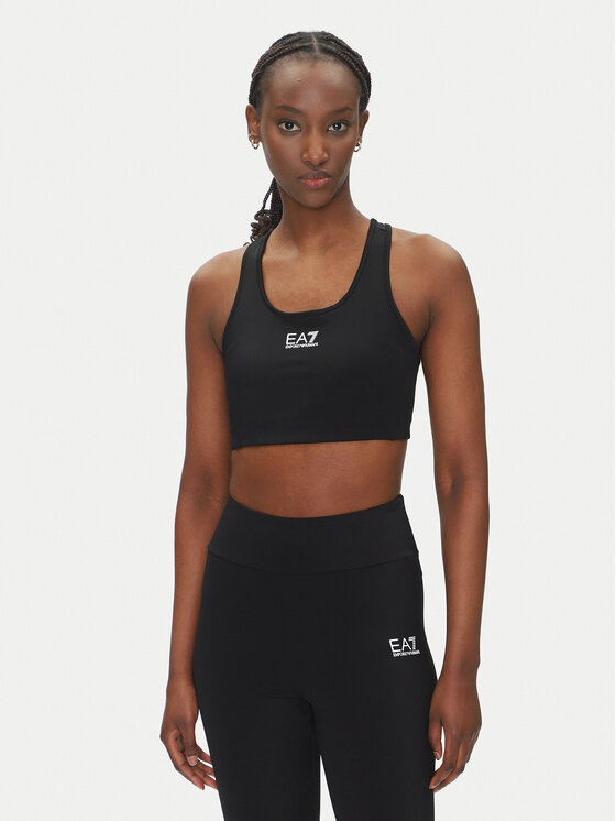 Biustonosz sportowy EA7 Emporio Armani, Rozmiar M, Czarny, 7W000231 AF12625 UC001