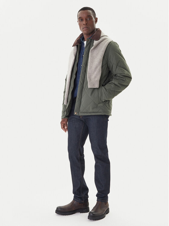 Hunter Hunter Μπουφάν μεταβατικό Ardwell HARM0003252 Πράσινο Regular Fit