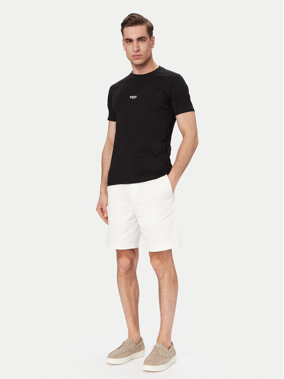 BOSS BOSS Póló 50517970 Fekete Slim Fit