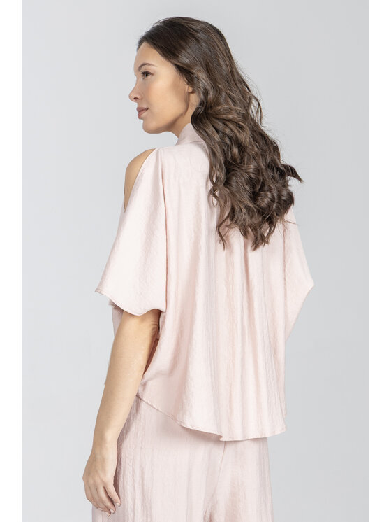 Deni Cler Milano Deni Cler Milano Bluzka T-DC-1236-F2-20-31-1 Różowy Loose Fit