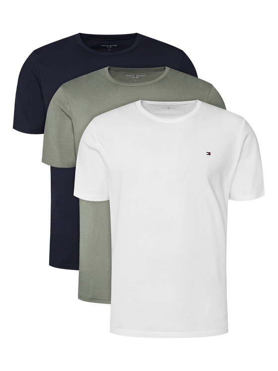 Tommy Hilfiger Set de tricouri UM0UM03870 Colorat Regular Fit