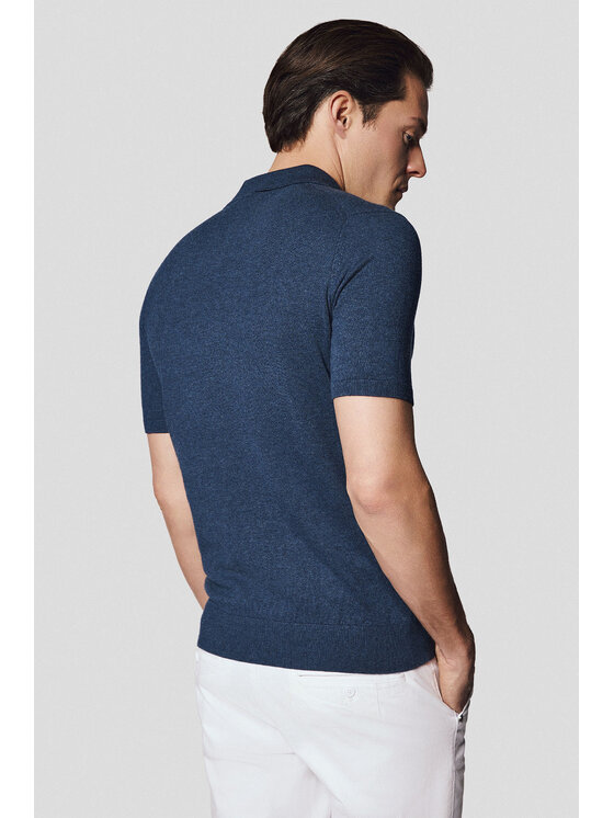 Lancerto Lancerto Polo Nils PO073125000053 Granatowy Regular Fit