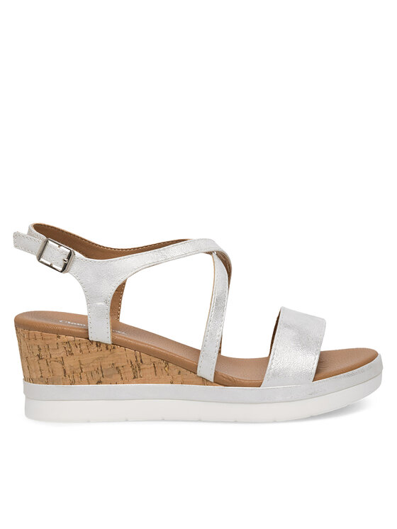 Clara Barson Clara Barson Sandalen GYDA WS216-02 Silberfarben
