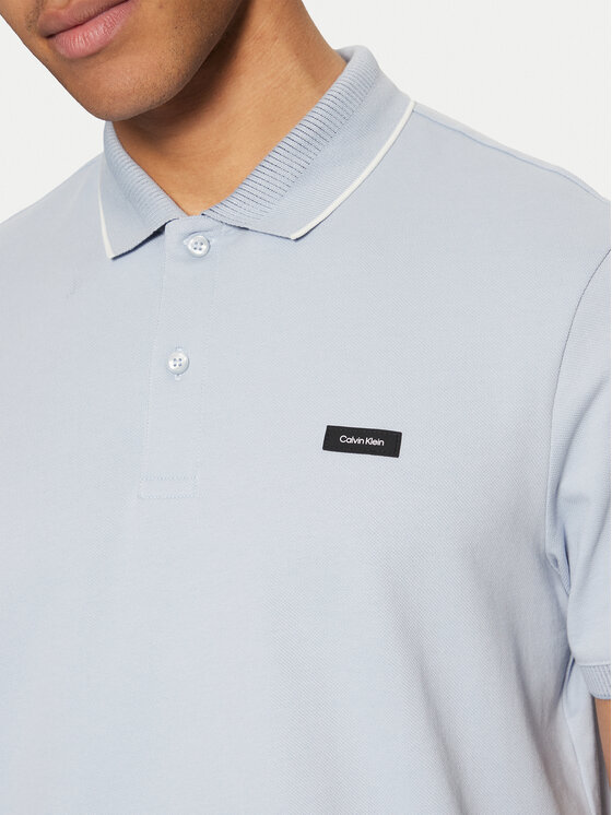Calvin Klein Calvin Klein Polo marškinėliai K10K114141 Mėlyna Regular Fit
