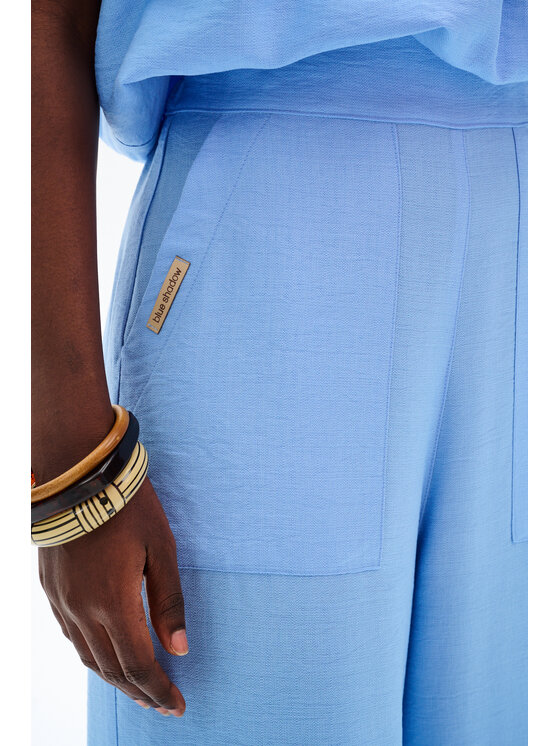 blue shadow blue shadow Spodnie materiałowe Alis Niebieski Regular Fit