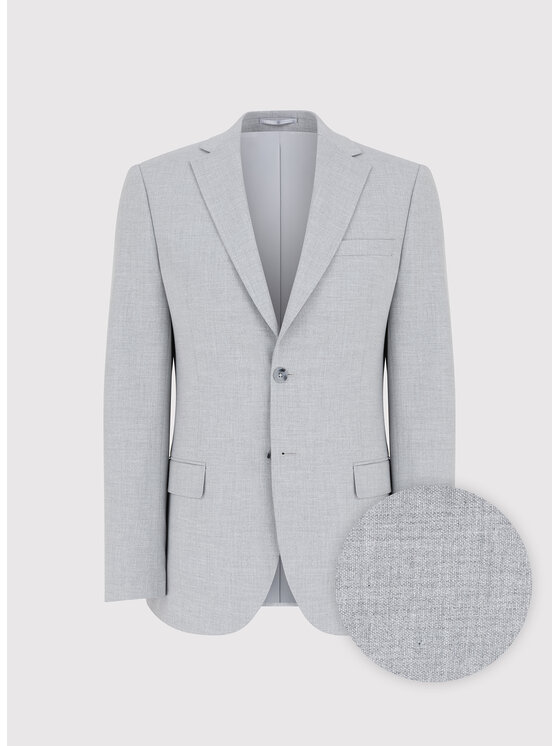 Pako Lorente Pako Lorente Marynarka P25SF-3G-017 Szary Slim Fit