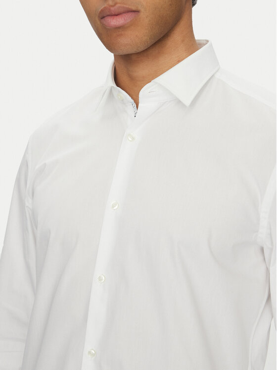 HUGO HUGO Koszula Koey 50539808 Biały Slim Fit