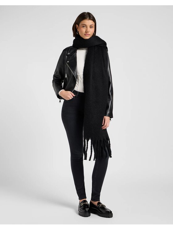 Lee Lee Jeansy SCARLETT HIGH Szary Skinny Fit