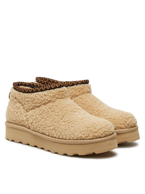Bearpaw Bearpaw Lumesaapad Snuggle Daphne Deco 3192W Beež