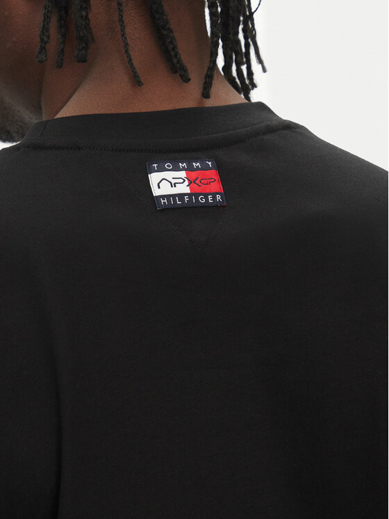 Tommy Hilfiger Tommy Hilfiger T-Shirt F1 Movie MW0MW41390 Černá Regular Fit