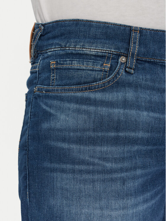 Guess Guess Kratke traperice M5GD01 D5MZ2 Plava Regular Fit