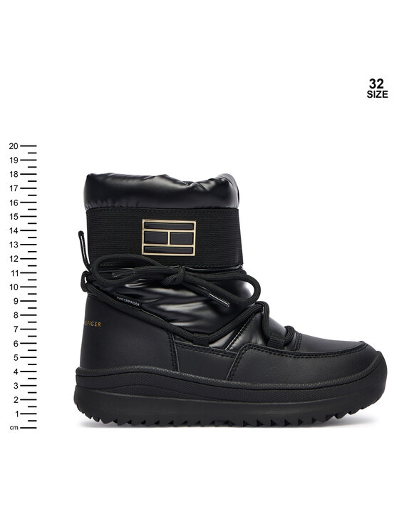 Tommy Hilfiger Tommy Hilfiger Snehule T3A5-34052-1474999 S Čierna