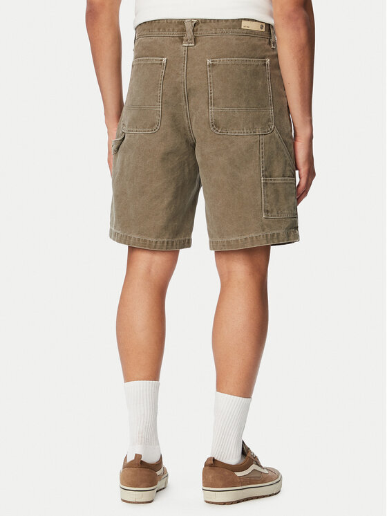 Element Element Stoffshorts Carpenter 12.6 ELYWS00138 Khakifarben Wide Leg