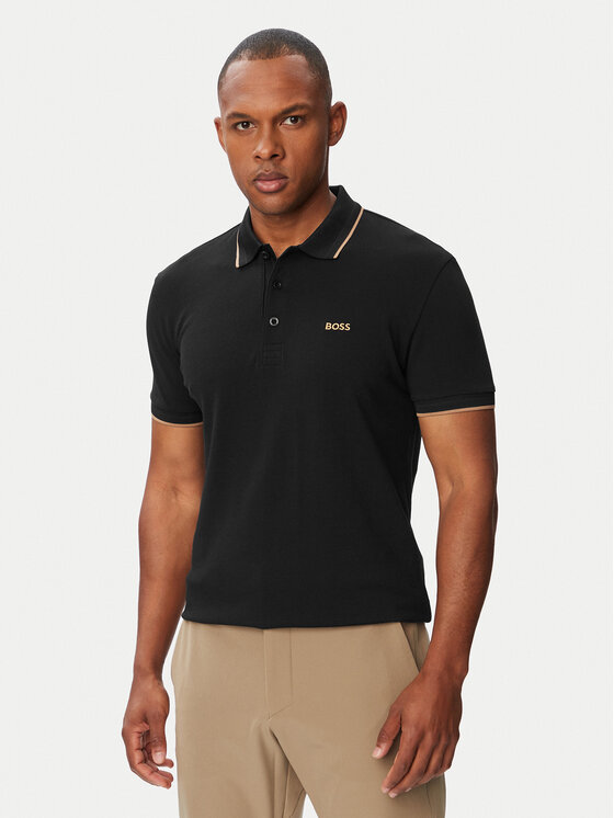 BOSS BOSS Polo Paddy 50469055 Czarny Regular Fit