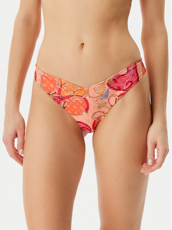 Guess Guess Bikini partea de jos E5GO16 KCR12 Portocaliu