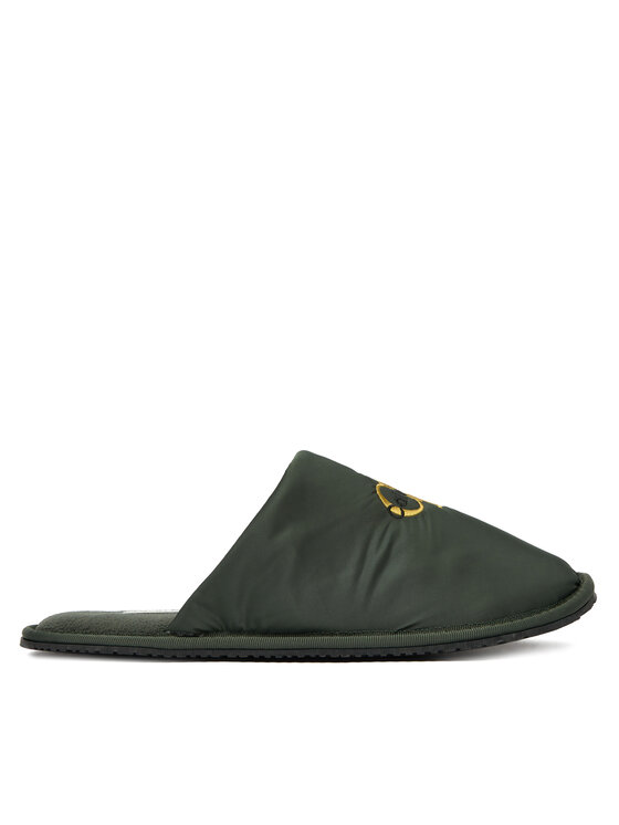 Calvin Klein Calvin Klein Papucs Hotel Slipper Mono Embro YM0YM01392 Zöld
