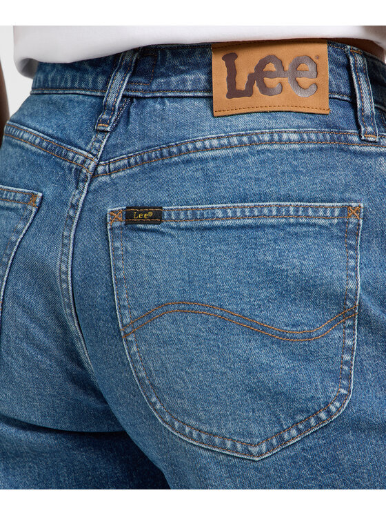 Lee Lee Jeansy 112365067 Niebieski Regular Fit