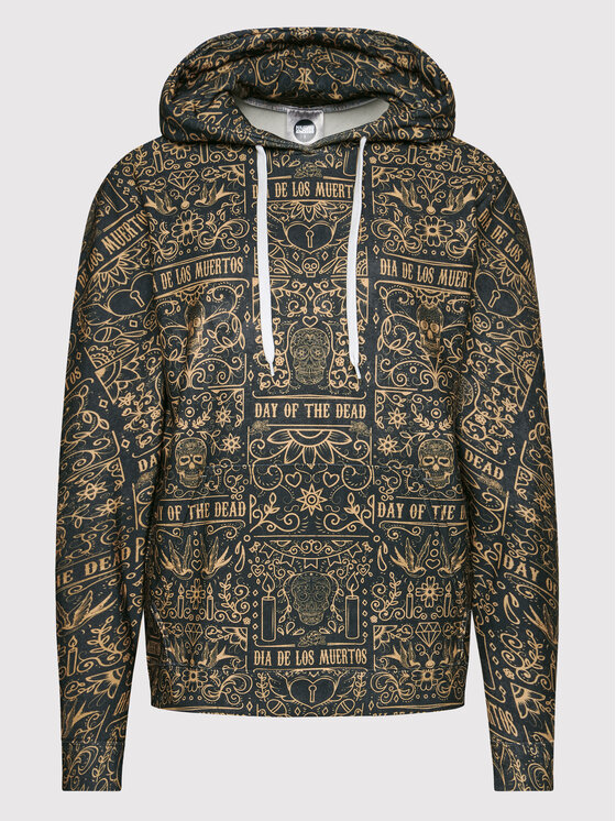 Mr. GUGU & Miss GO Mr. GUGU & Miss GO Суитшърт Unisex Day Of Dead Черен Regular Fit