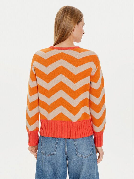 Frieda & Freddies Frieda & Freddies Pullover 3307 Orange Regular Fit