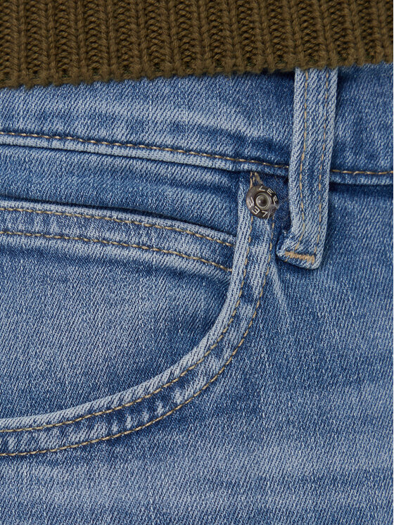 Lee Lee Jeansy Luke 112370736 Niebieski Slim Fit