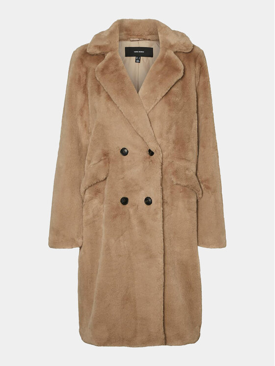 vero moda fur coat