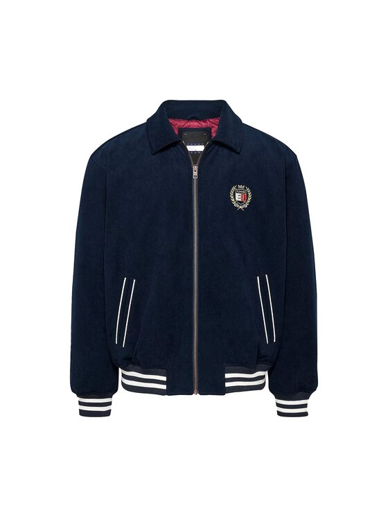 Tommy Jeans Giacca outdoor Giacca college relaxed fit in velluto a coste - DM0DM19626C1G Blu scuro Relaxed Fit