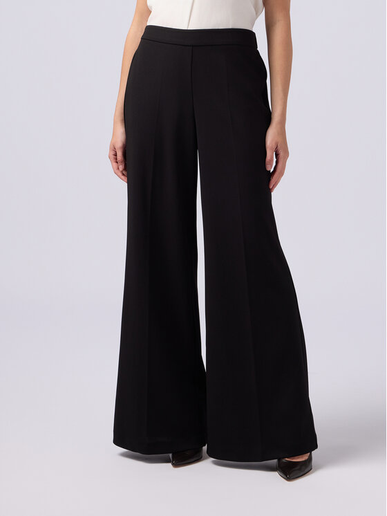 Oltre Oltre Pantaloni di tessuto P237J002251N033 Nero Baggy Fit
