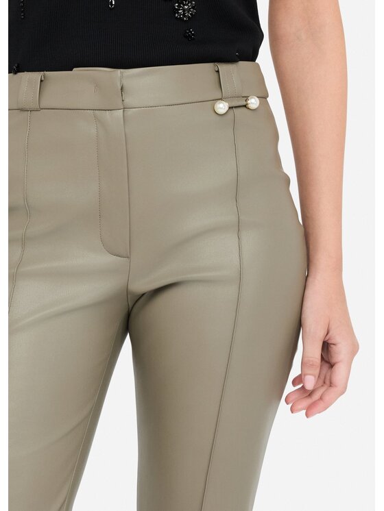 Liu Jo Liu Jo Pantaloni di tessuto CF5016E0624X0707 Verde Regular Fit