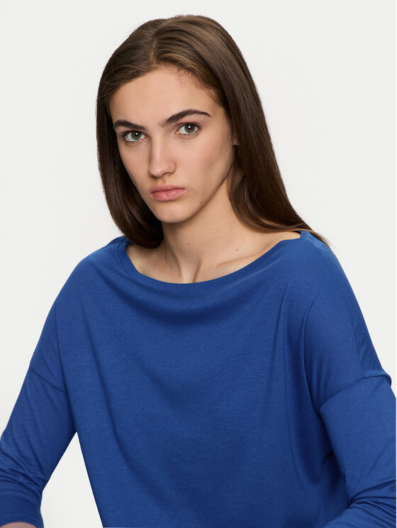 Sisley Sisley Μπλουζάκι 3QU4L12EE Μπλε Regular Fit