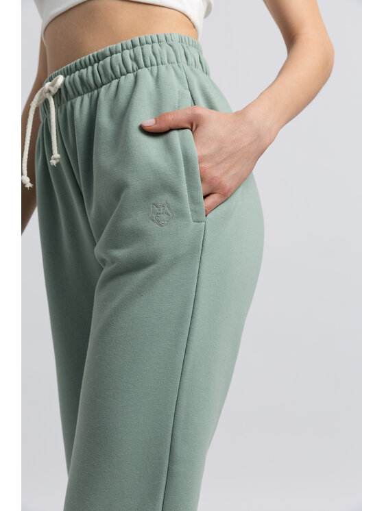 LaLupa LaLupa Spodnie piżamowe LA053 Zielony Comfortable Fit