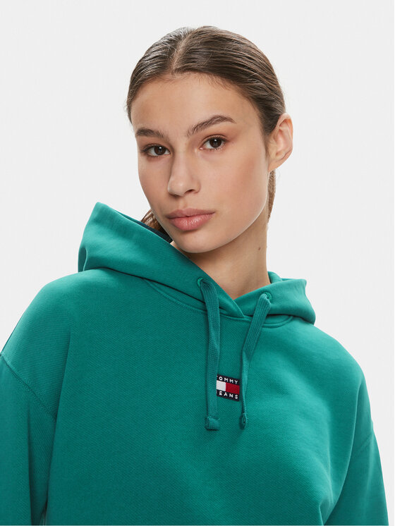 Tommy Jeans Tommy Jeans Džemperis Badge DW0DW17326 Mėlyna Boxy Fit